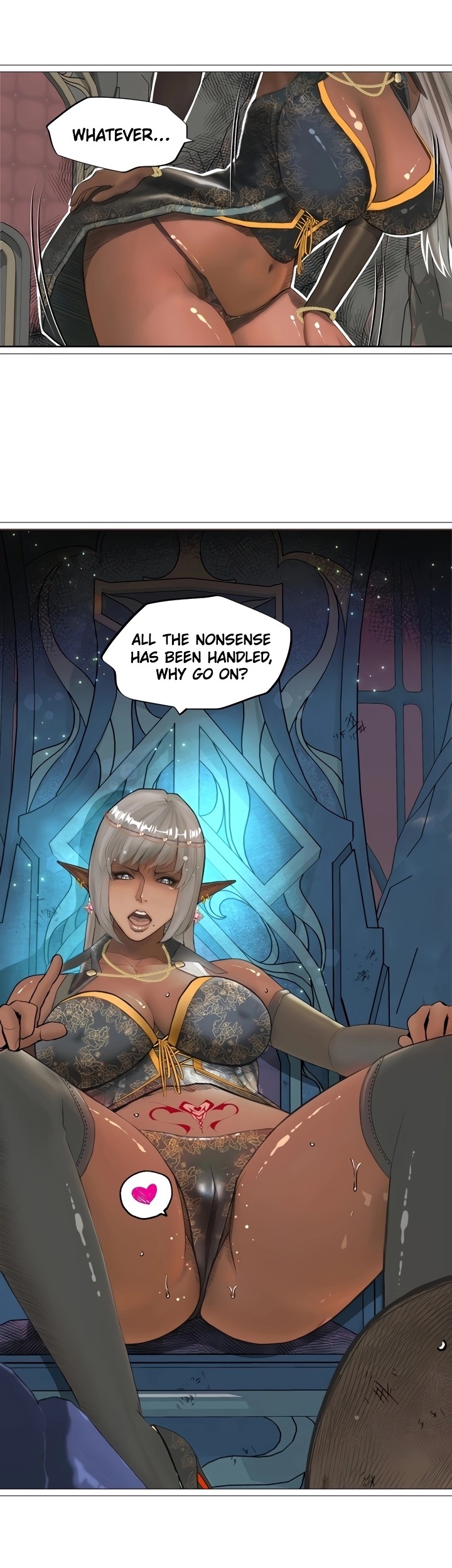 The DARK ELF QUEEN and the SLAVE ORC Chapter 23 - Page 34