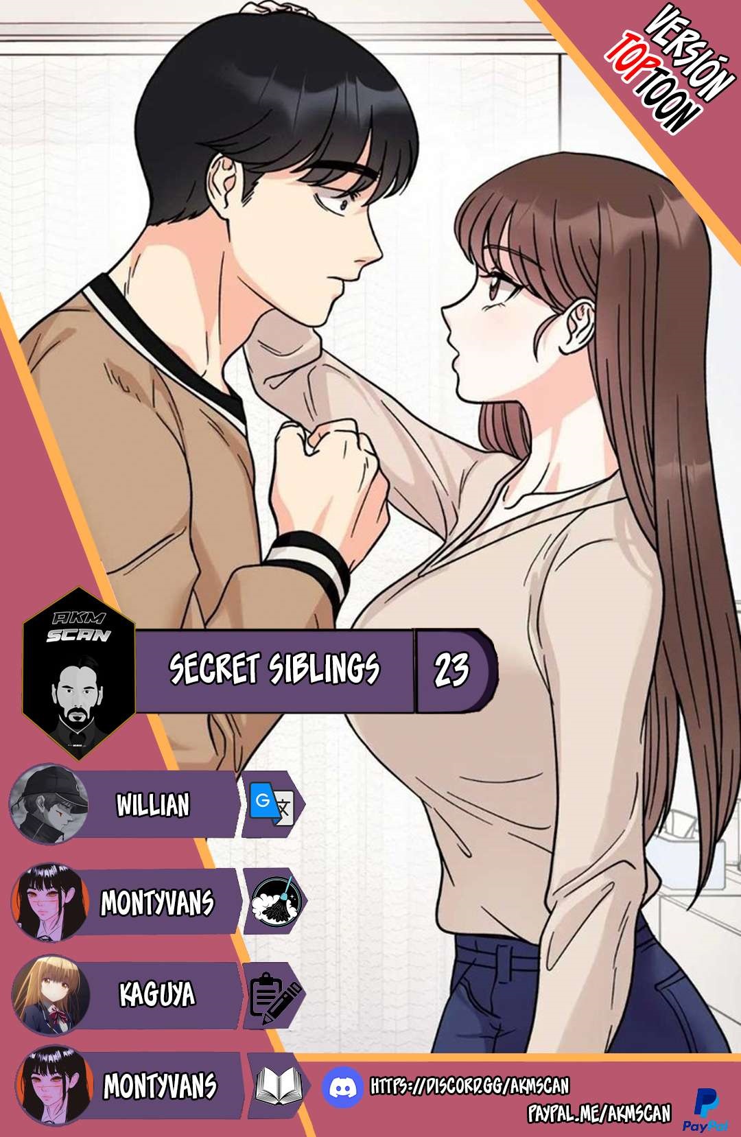 Secret Siblings Raw Chapter 23 - Page 1
